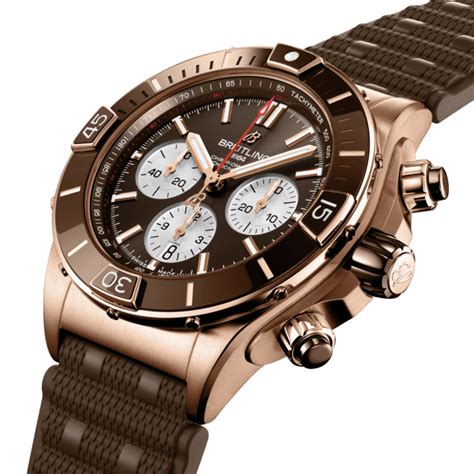 breitling super chronomat gold|Breitling gold chronograph.